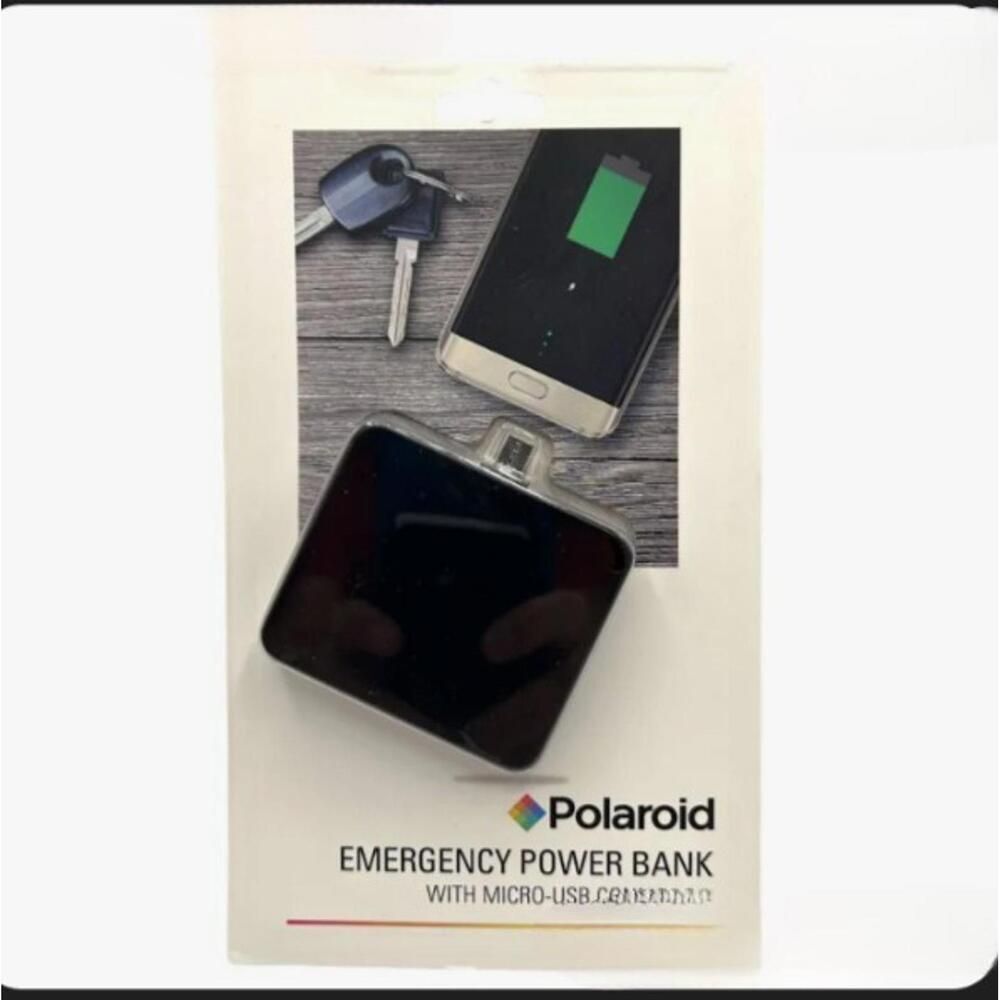 ** Polaroid Phone Emergency Power Bank  New In Package B8-13v